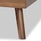 Baxton Studio Alke Dark Grey Upholstered Walnut Wood Full Size Platform Bed 163-10477 - alternate 2